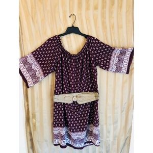 Paisley burgundy💃 with belt included